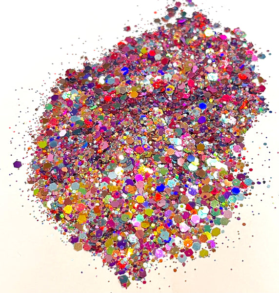 Rainbow Holographic Chunky Glitter